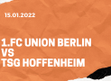 1. FC Union Berlin – TSG Hoffenheim Tipp 15.01.2021